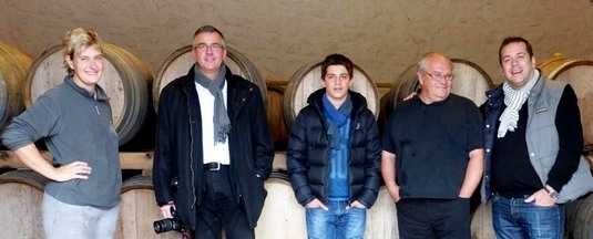 Visite d'Arnaud Lallement - Restaurant L'Assiette Champenoise - Vendange 2013 Champagne Francis Boulard et Fille